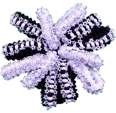 

Kabello Hair Accessories for Women & Girls Rubber Band(Black, White)