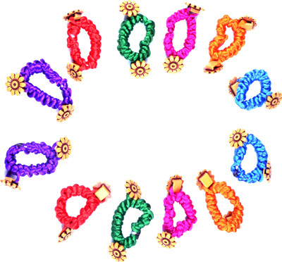 

Majik Trendy Accessories With Good Hair Grips For Girls And Women Rubber Band(Multicolor)