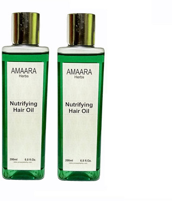 

Amaara Herbs Nutrifying Hair Oil 200mlx2 Hair Oil(400 ml)