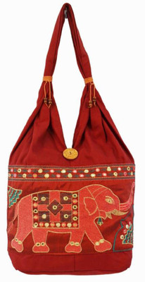 

Rosy Hand-held Bag(Brown)