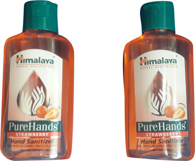 

Himalaya PURE HANDS STRAWBERRY HAND SANITIZER(200 ml, Bottle, Pack of 2)