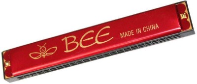 Bee Red Bee 48 holes Mouth Organ(Red)