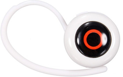 Technomart Mini V4.0 EDR Stereo For Smartphone-White Bluetooth Headset with Mic(White, In the Ear)