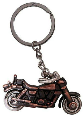 

Shubheksha Metallic Brown Bike Key Chain