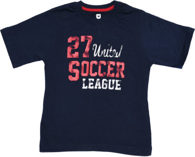 

612 League Boys Printed T Shirt, Navy