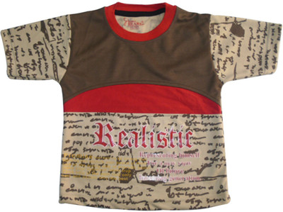 

Global Heart Boys Printed Cotton T Shirt(Multicolor, Pack of 1, Multicolour