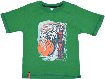

612 League Boys Printed T Shirt, Green