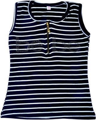 

Hey Baby Girls Casual Cotton Viscose Blend Tube Top(Dark Blue, Pack of 1