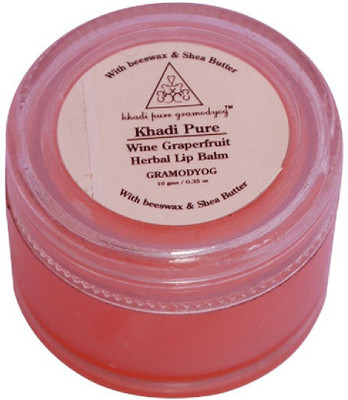 

Khadi Pure Herbal Lip Balm with Shea Butter Wine grapefruit(Pack of: 1, 10 g)