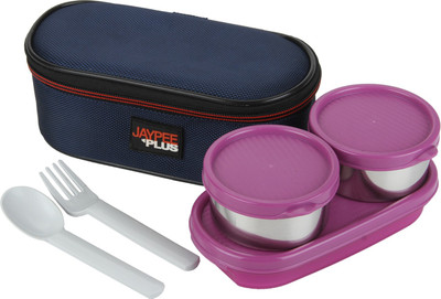 

Jaypee Plus Merawala 3 Containers Lunch Box(630 ml), Pink