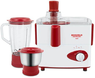 

Maharaja Whiteline real 450 W Juicer Mixer Grinder(White, 2 Jars)
