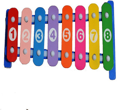 

Taaza Garam kids imported Xylophone knock Piano 8 Music Tone Kids Play Learn Beat gift Toy(Multicolor)