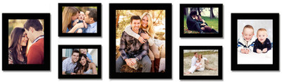 

Swadesi Stuff MDF Photo Frame(Black, 7 Photos)