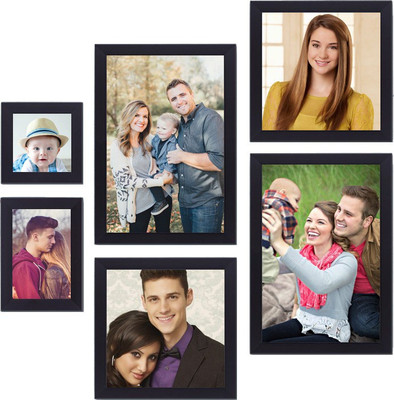 

Swadesi Stuff MDF Photo Frame(Black, 6 Photos)