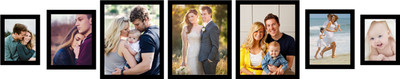 

Swadesi Stuff MDF Photo Frame(Black, 7 Photos)