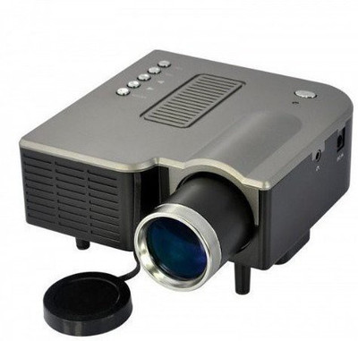 

Wonder World ™ Mini Video TFT LCD Metal Buttons And Lens Edge 40 lm LED Corded Portable Projector(Black)