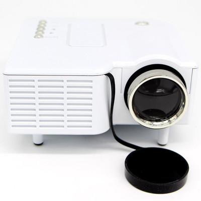 

VibeX ™ Multimedia Cinema Theater Digital LED VGA/USB 40 lm LED Corded Portable Projector(White)