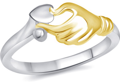

Vighnaharta Best Surprise Alloy Gold-plated Plated Ring, Silver;gold