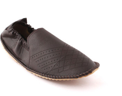 

Greenfoot Leather Look Loafers For Men(Brown