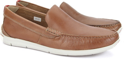 

Clarks Karlock Lane Tan Leather Loafers For Men(Tan