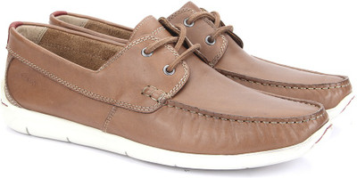 

Clarks Karlock Step Tan Leather Loafers For Men(Tan