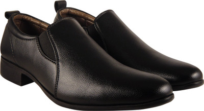 

Action Synergy Men's Formal Shoes Black UNS4503 Slip On For Men(Black