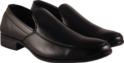 

Action Synergy Men's Formal Shoes Black UNS4507 Slip On For Men(Black