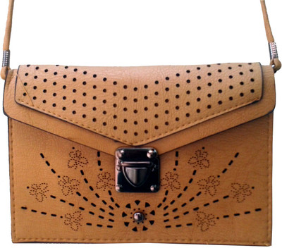 

SANSHUL Girls Casual Brown PU Sling Bag