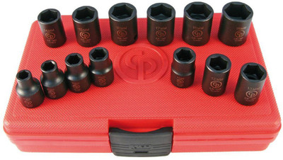 CHICAGO PNEUMATIC Socket Set(Pack of 13)