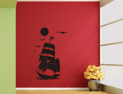 

Wall Guru  Home Décor wall Sticker(Pack of 1, Black