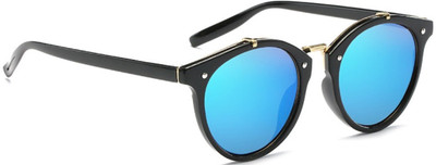 

Mark Miller Round Sunglasses(Blue)