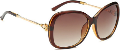 

Mark Miller Over-sized Sunglasses(Brown)