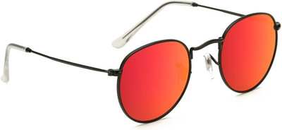 

Mark Miller Round Sunglasses(Red)