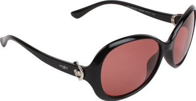 

Amour Oval, Cat-eye, Over-sized Sunglasses(Pink
