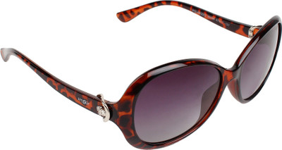 

Amour Oval, Cat-eye, Over-sized Sunglasses(Grey