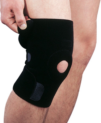 

IM Knee Support Lycra FIR Long Knee Support, Black