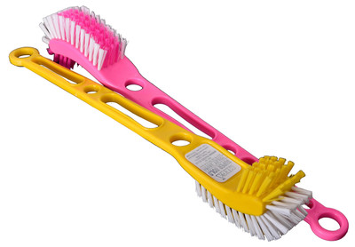

Mega Super Bold Toilet Brush(Yellow, Pink)