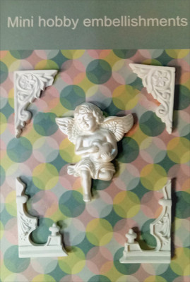 

craftsneed DIY Melamine Angels Figurine(Pack of 5)