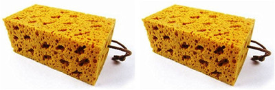 

ManeKo Multipurpose Large & Thick Compressed Water Sucking Magic Sponge for Cleaning & Washing Cars, Bikes, Houseware Use (Pack of 2) Regular Sponge(Pack of 2)