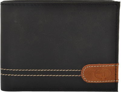 

ADAMO Men Black Artificial Leather Wallet(10 Card Slots)
