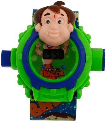 SS Traders Cute Chotabheem Cartoon image on the dial and good looking Watch  - For Boys   Watches  (SS Traders)