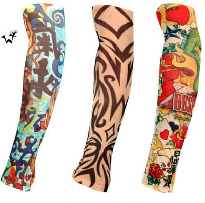 

White Tiger Enterprises Nylon Arm Sleeve For Men & Women With Tattoo(Free, Multicolor)