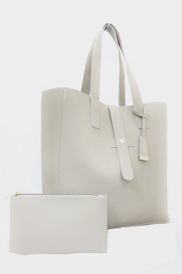 

Bagclan one strap tote Beige Shoulder Bag(Beige, 8 inch)