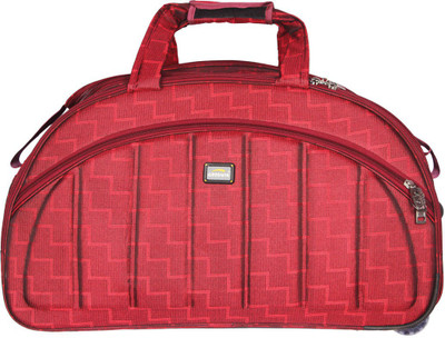 

HANDCUFFS duffle 20 red Waterproof Trolley(Red, 20 inch)