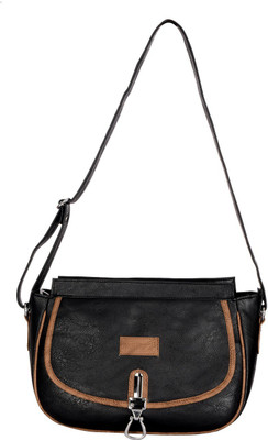 

Good Friends stylish GF210 Waterproof Sling Bag(Black, 12 inch)
