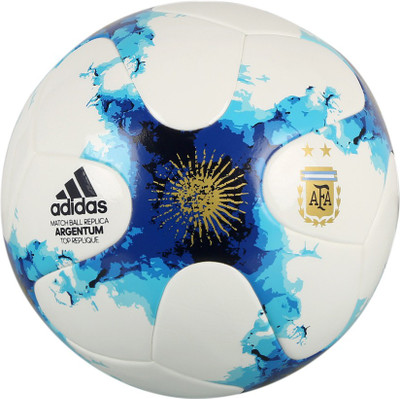 

ADIDAS AFA 17 TREP Football - Size: (Pack of 1, White, Blue, Gold, White;power blue;gold metalic