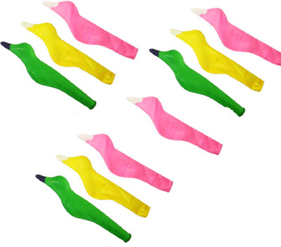 

PartyballoonsHK Solid Bird Shape Balloon(Multicolor, Pack of 10)