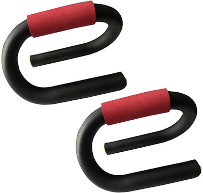 

Cp Bigbasket Unisex Stainless-Steel Push-up Bar(Black, Red)
