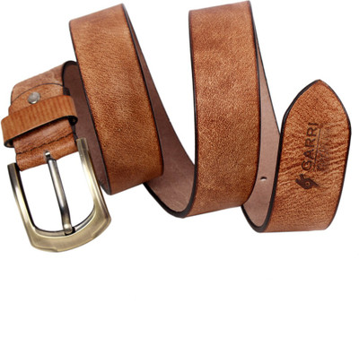 

Garri Men Casual, Party Tan Genuine Leather Belt