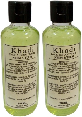 

Khadi Herbal Neem & Tulsi Face and Body wash(420 ml, Pack of 2)